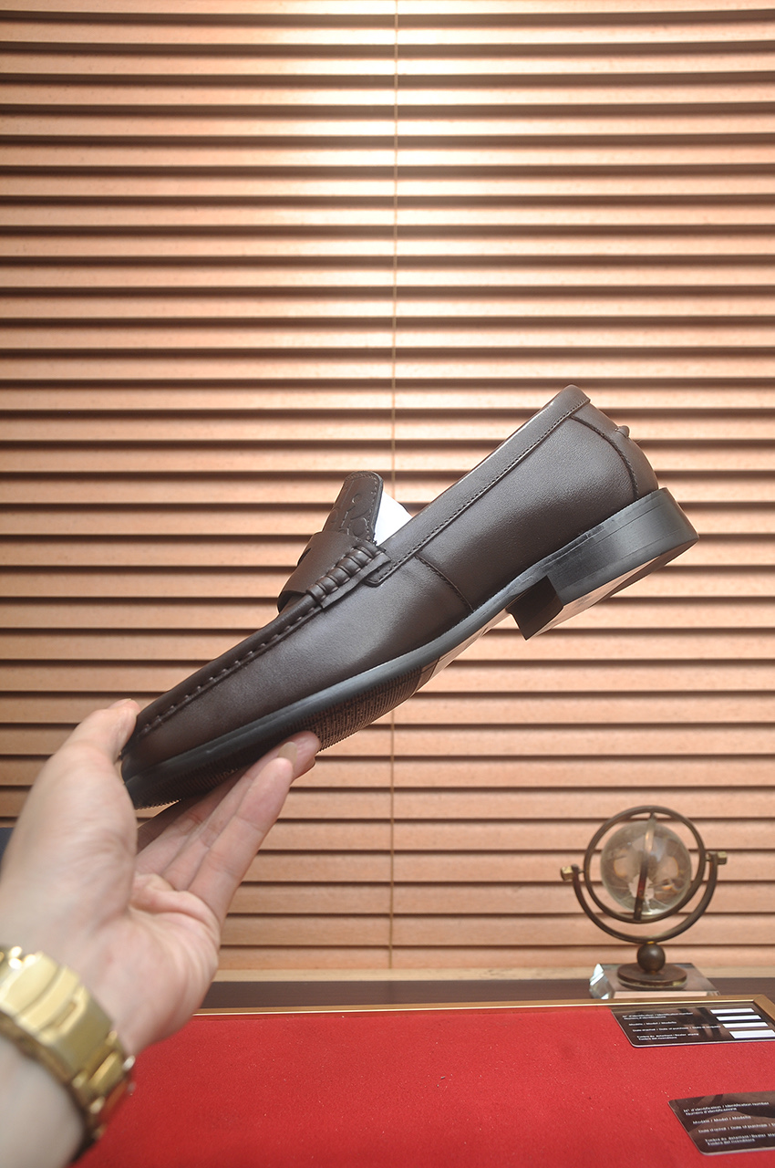 Dior Leather Loafers Brown Leather with Dior Oblique Motif - Sizes 38-44 6 i1742234383446 532 0 4