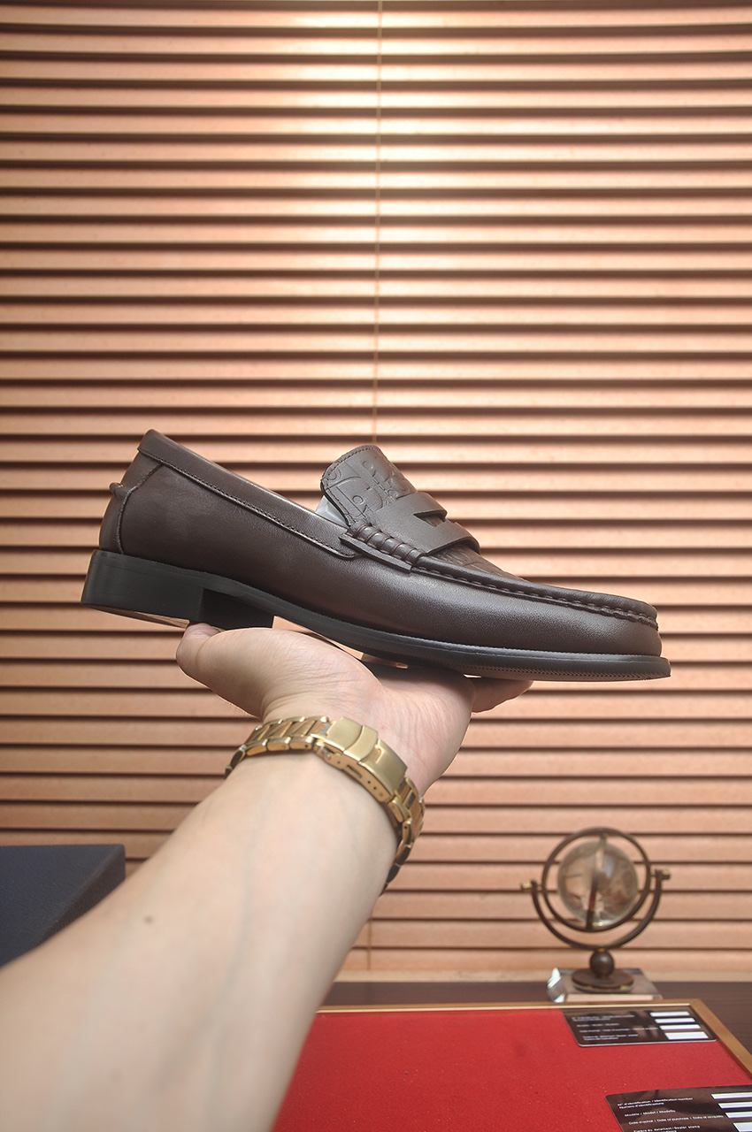 Dior Leather Loafers Brown Leather with Dior Oblique Motif - Sizes 38-44 5 i1742234384132 4292 0 3
