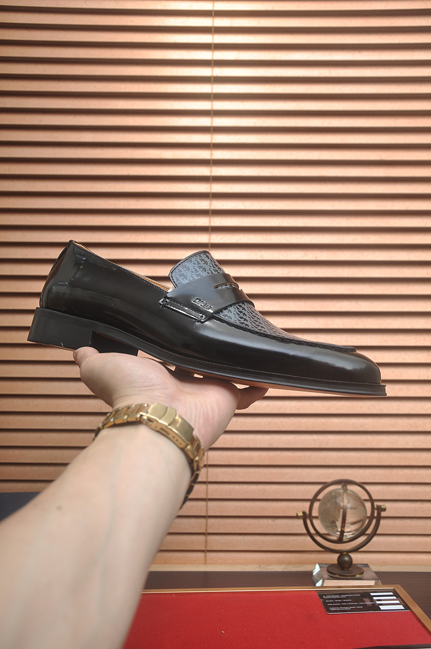 Dior Black Leather Loafers with Oblique Motif - Size 38-44 5 i1742234456019 8822 0 3