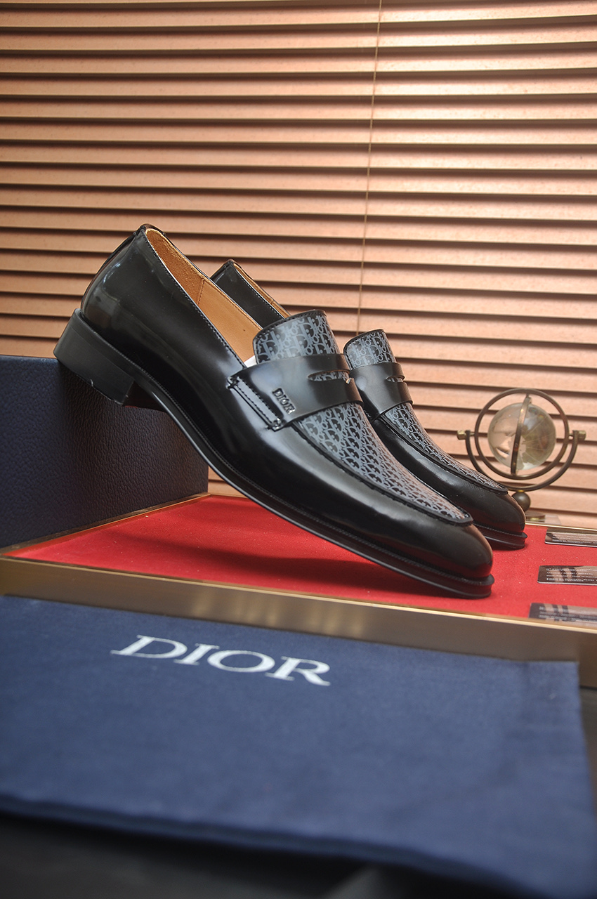 Dior Black Leather Loafers with Oblique Motif - Size 38-44 3 i1742234456021 6299 0 1