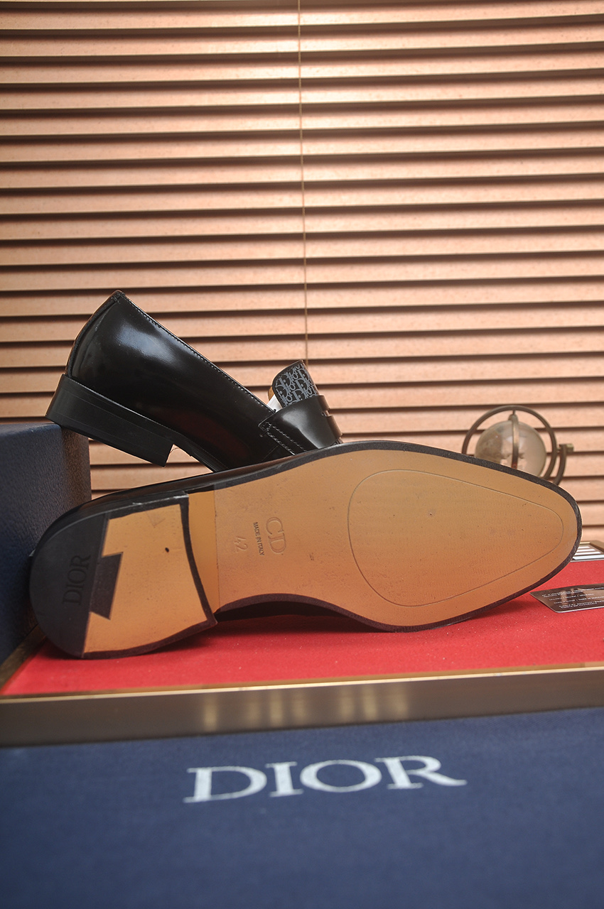 Dior Black Leather Loafers with Oblique Motif - Size 38-44 8 i1742234456038 1873 0 6