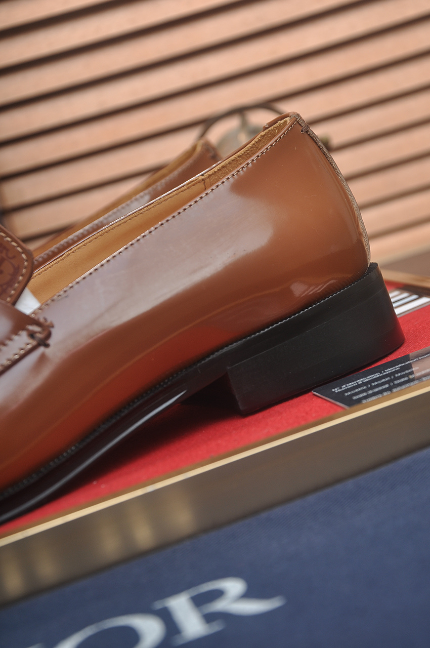 Dior Brown Leather Penny Loafers with Oblique Motif, Size 38-44 10 i1742234505591 7667 0 8