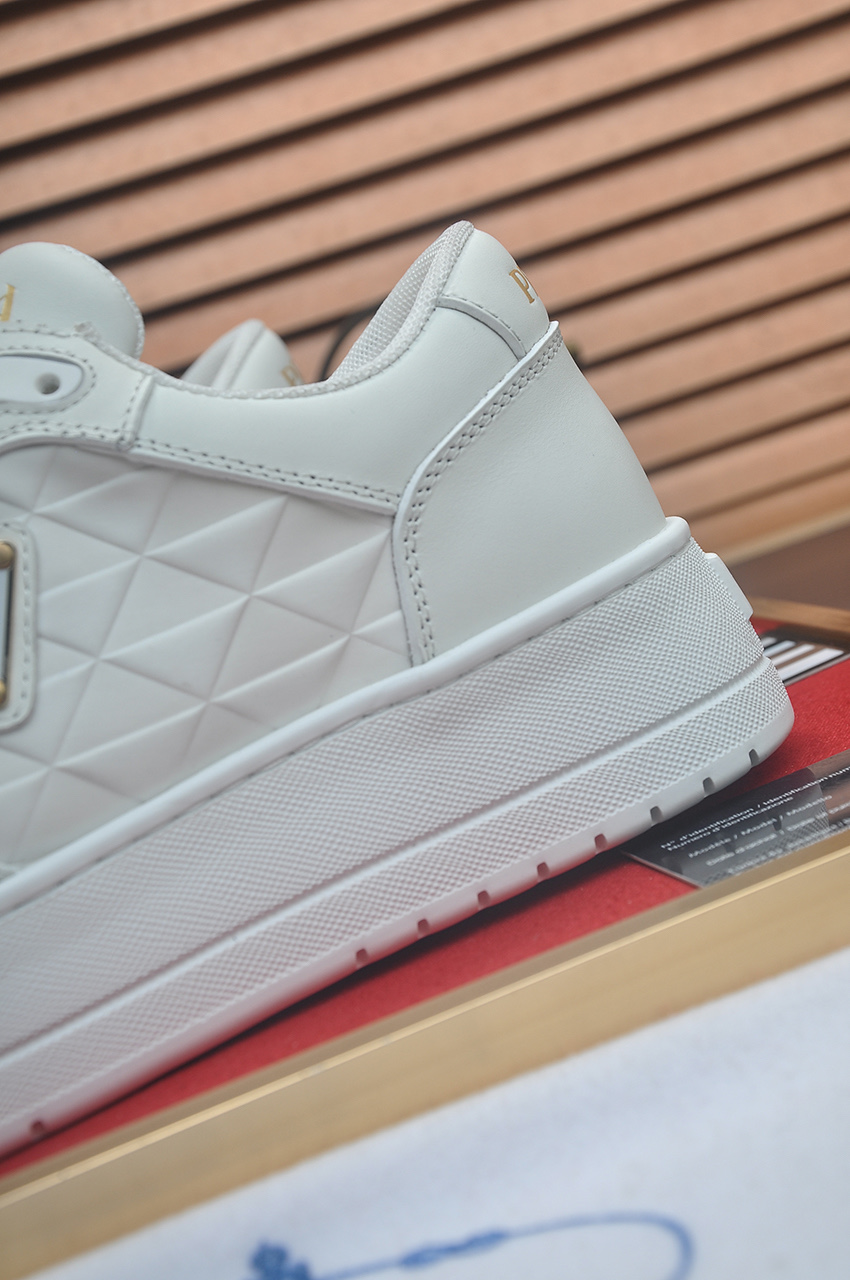 Prada White Leather Sneakers for Men, Stylish and Comfortable 10 i1742577748762 948 0 8