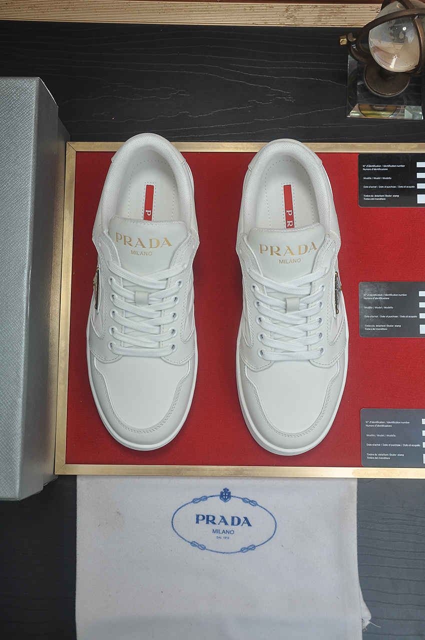 Prada White Leather Sneakers for Men, Stylish and Comfortable 3 i1742577748770 2272 0 1