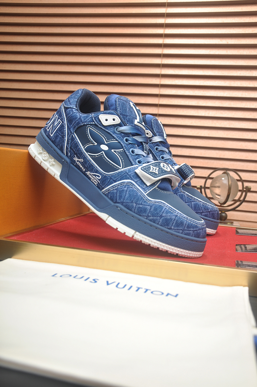 Louis Vuitton Trainer Maxi Sneaker: Denim, Monogram Accents, and Premium Comfort 4 i1742578001704 6297 0 2