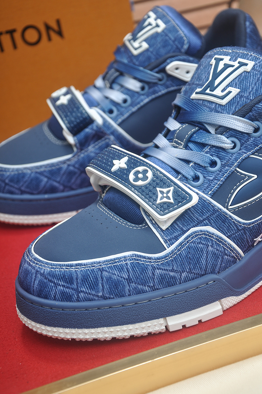 Louis Vuitton Trainer Maxi Sneaker: Denim, Monogram Accents, and Premium Comfort 9 i1742578002114 1122 0 7