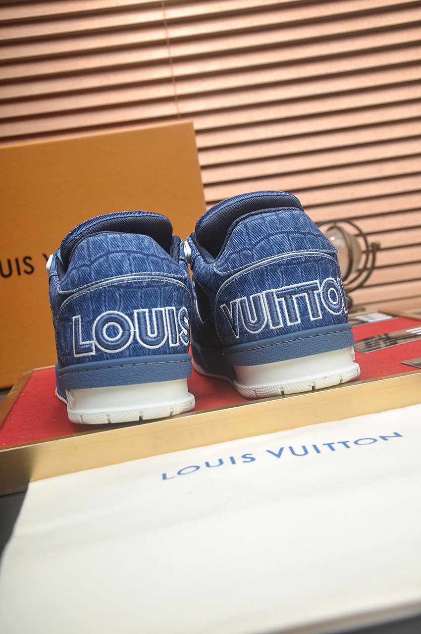 Louis Vuitton Trainer Maxi Sneaker: Denim, Monogram Accents, and Premium Comfort 10 i1742578002130 9982 0 8