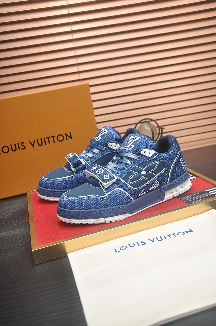 Louis Vuitton Trainer Maxi Sneaker: Denim, Monogram Accents, and Premium Comfort 5 i1742578002132 654 0 3