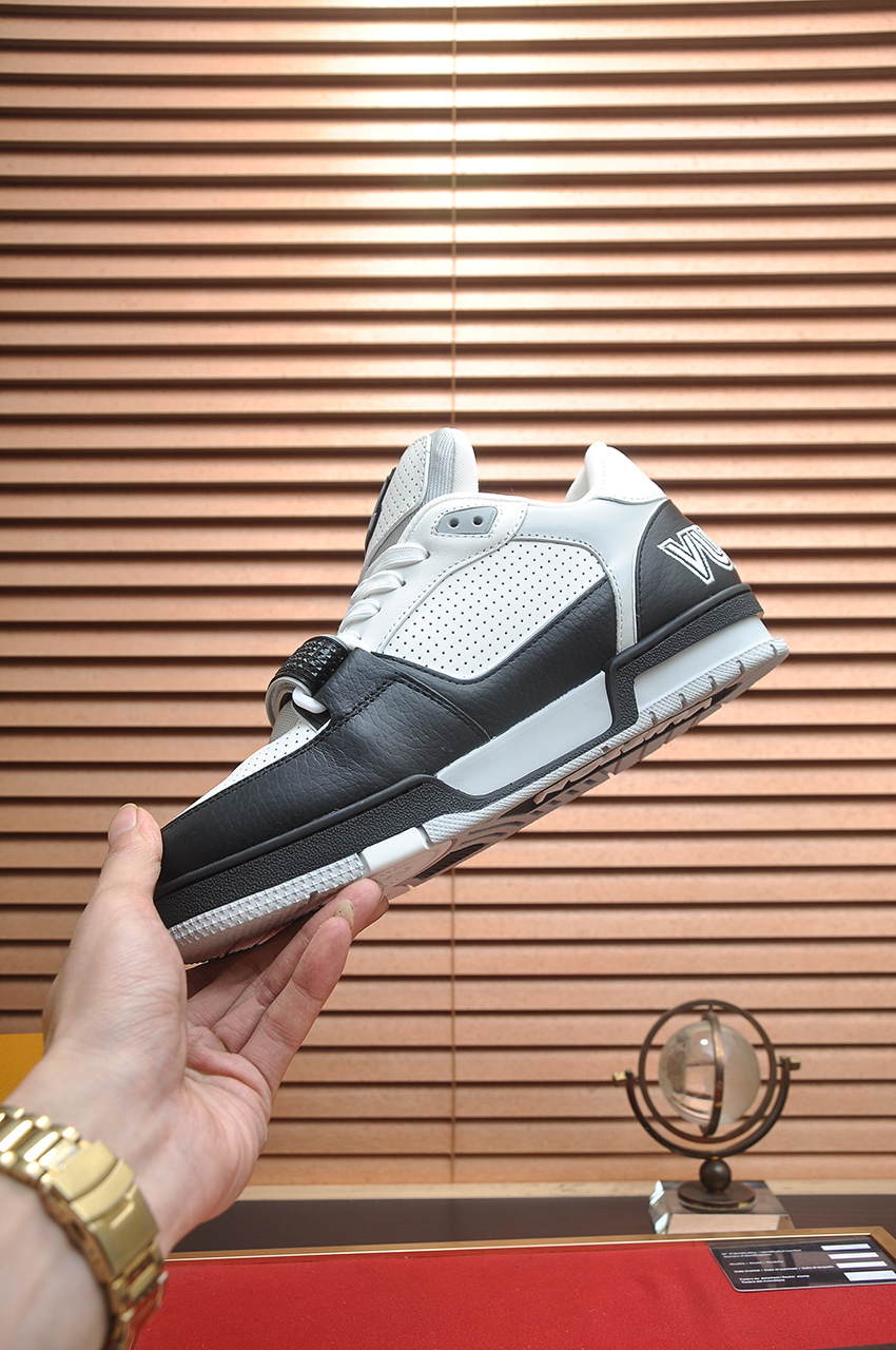 Louis Vuitton Trainer Maxi Sneakers, Leather Upper, Monogram Accents, Stylish 6 i1742578117339 3878 0 4