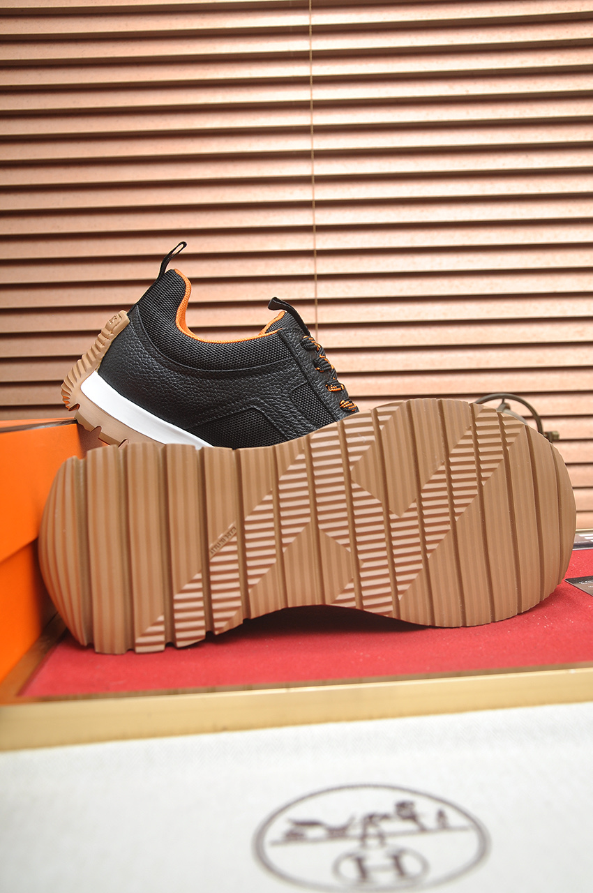 Hermes Men's Leather Sneakers - Comfortable, Breathable & Stylish 8 i1742927273291 6526 0 6