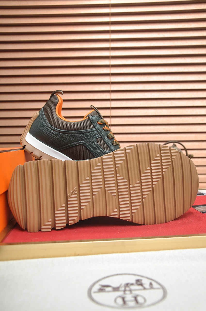 Hermes Men's Leather Sneakers - Comfortable, Breathable, and High-End 8 i1742927295182 5674 0 6