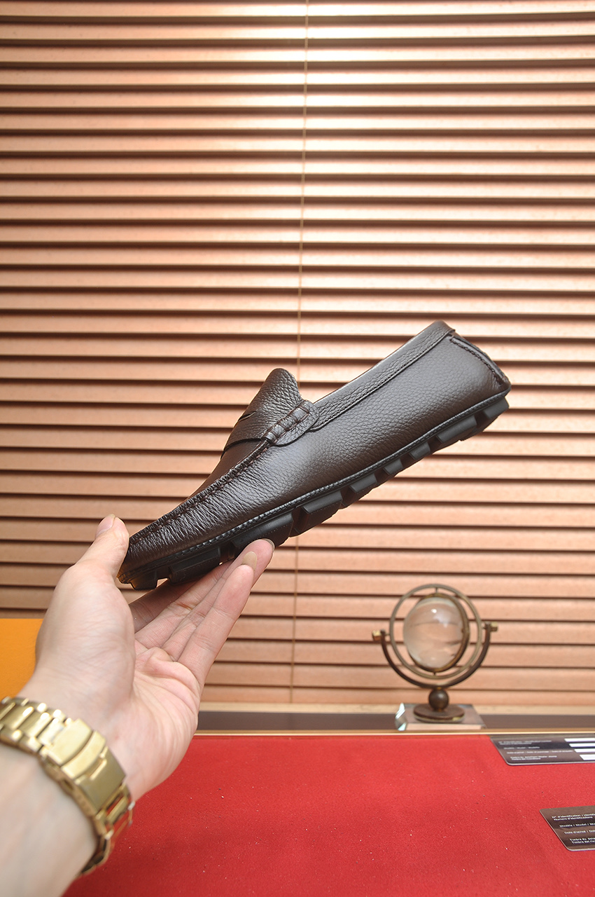 Louis Vuitton Brown Leather Penny Loafers for Men, Size 38-44 6 i1743097921669 7002 0 4