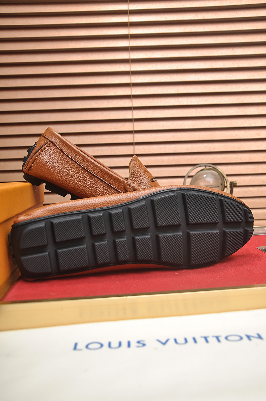 Louis Vuitton Men's Leather Loafers - Water Dyed Leather Lining, Size 38-44 8 i1743097985793 9910 0 6