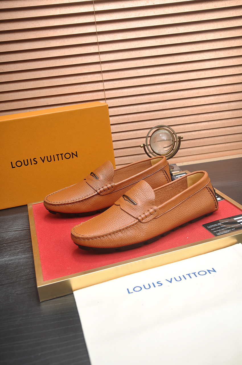Louis Vuitton Men's Leather Loafers - Water Dyed Leather Lining, Size 38-44 4 i1743097985811 7969 0 2