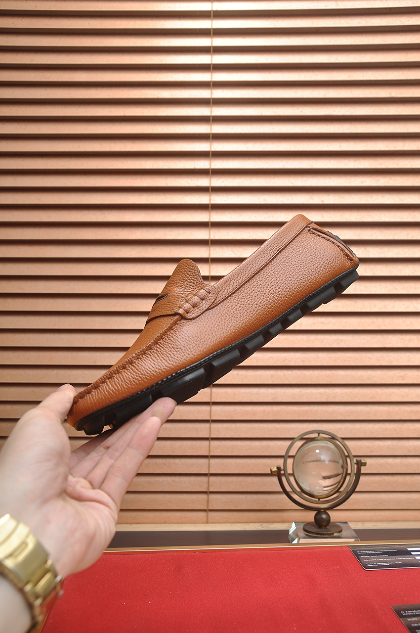 Louis Vuitton Men's Leather Loafers - Water Dyed Leather Lining, Size 38-44 6 i1743097985813 2145 0 4