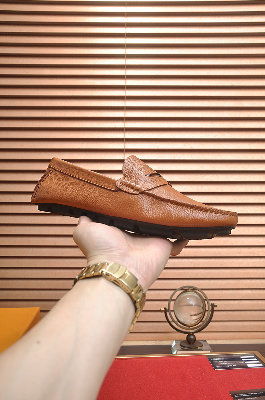 Louis Vuitton Men's Leather Loafers - Water Dyed Leather Lining, Size 38-44 5 i1743097986324 8827 0 3