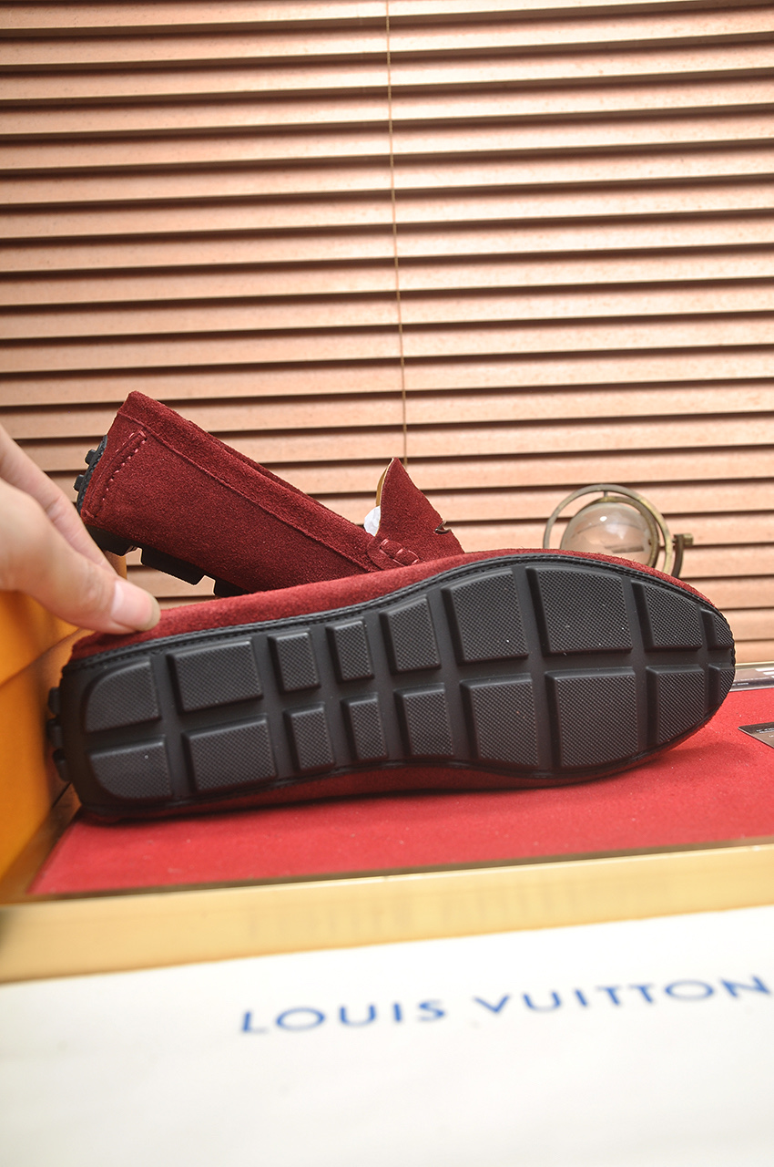Louis Vuitton Suede Leather Penny Loafers, Bordeaux. Size 38-44 8 i1743098010745 7619 0 6