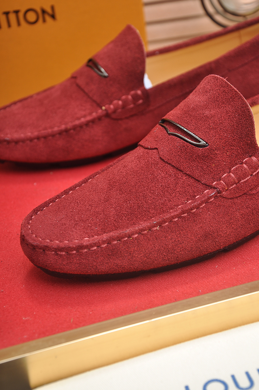 Louis Vuitton Suede Leather Penny Loafers, Bordeaux. Size 38-44 9 i1743098010768 4721 0 7