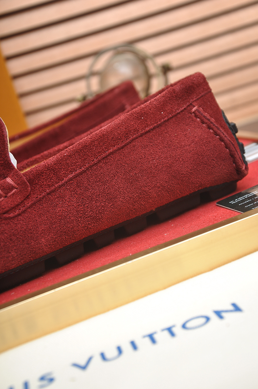 Louis Vuitton Suede Leather Penny Loafers, Bordeaux. Size 38-44 10 i1743098011217 8559 0 8