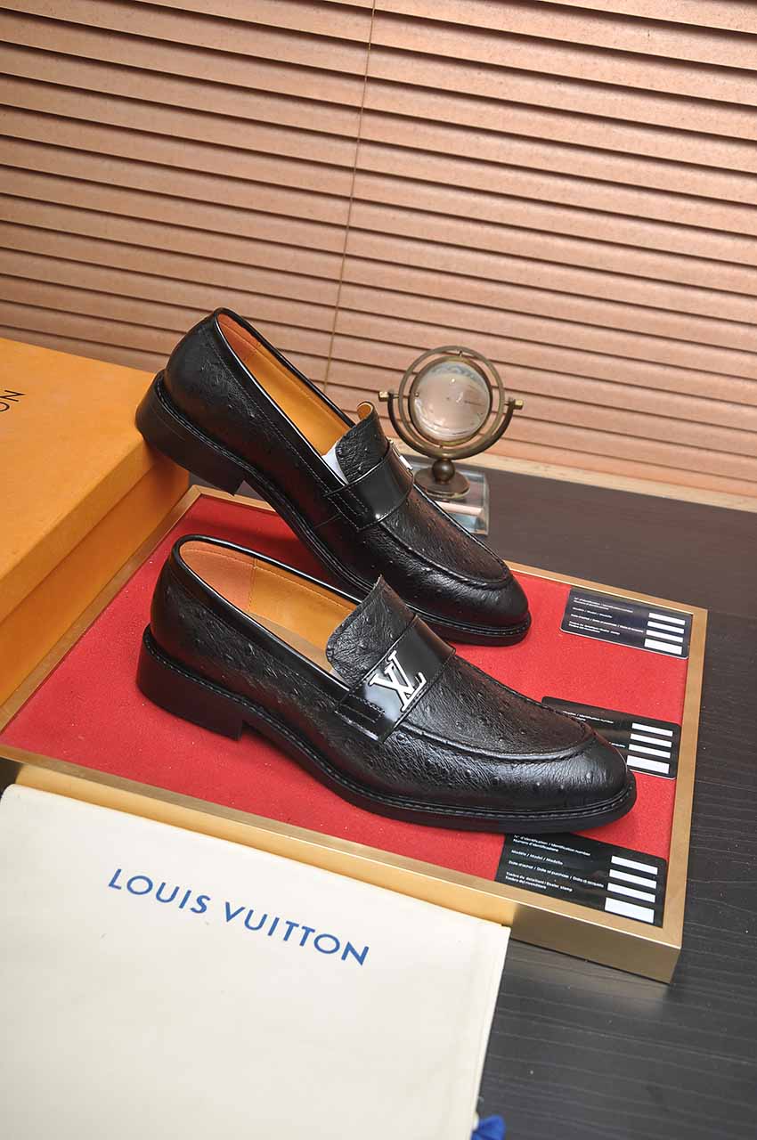 Louis Vuitton Leather Business Loafers, Italian Leather, Rubber Sole, Versatile 7 i1744571471014 2519 0 5