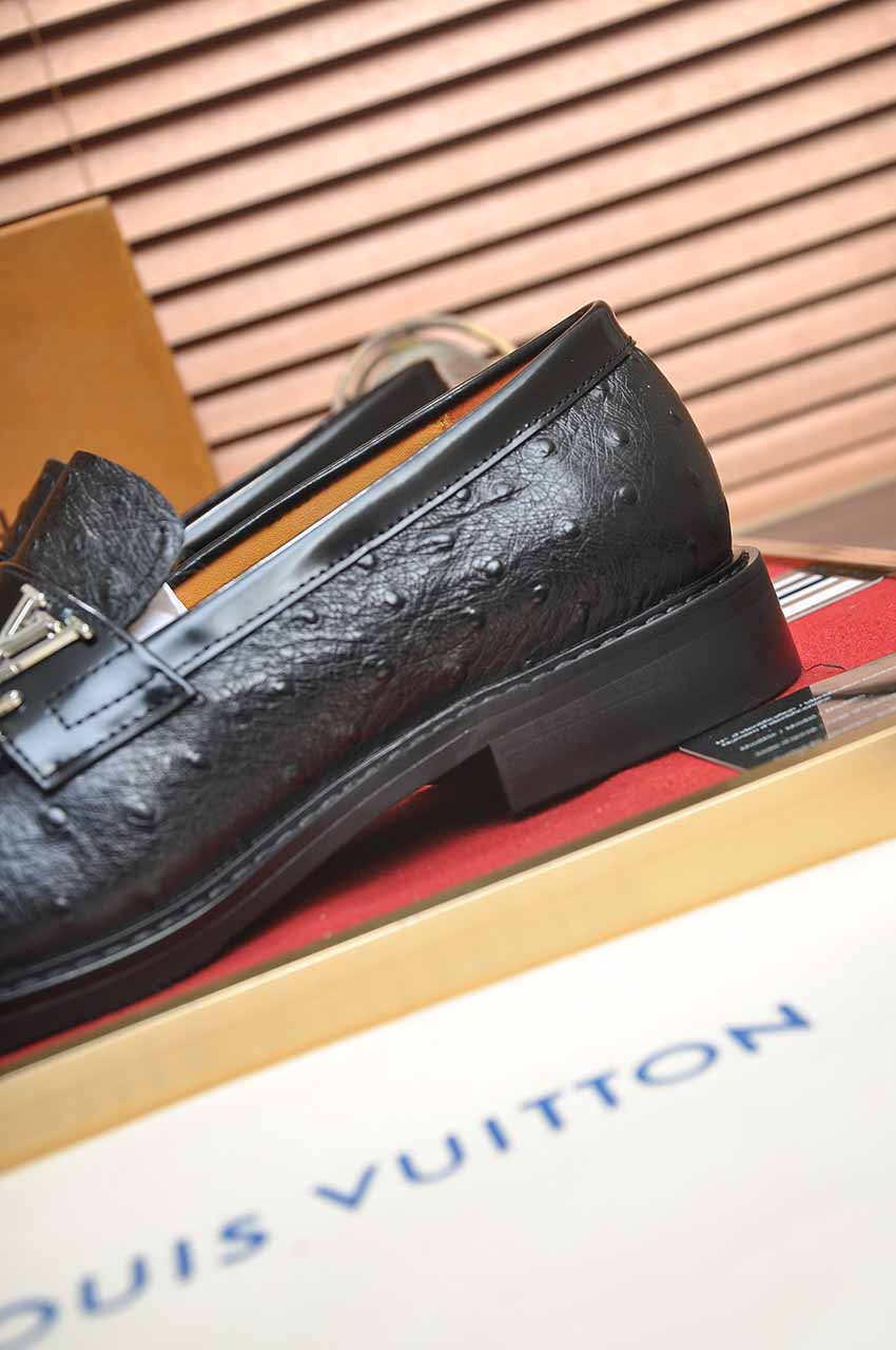 Louis Vuitton Leather Business Loafers, Italian Leather, Rubber Sole, Versatile 10 i1744571471577 5523 0 8