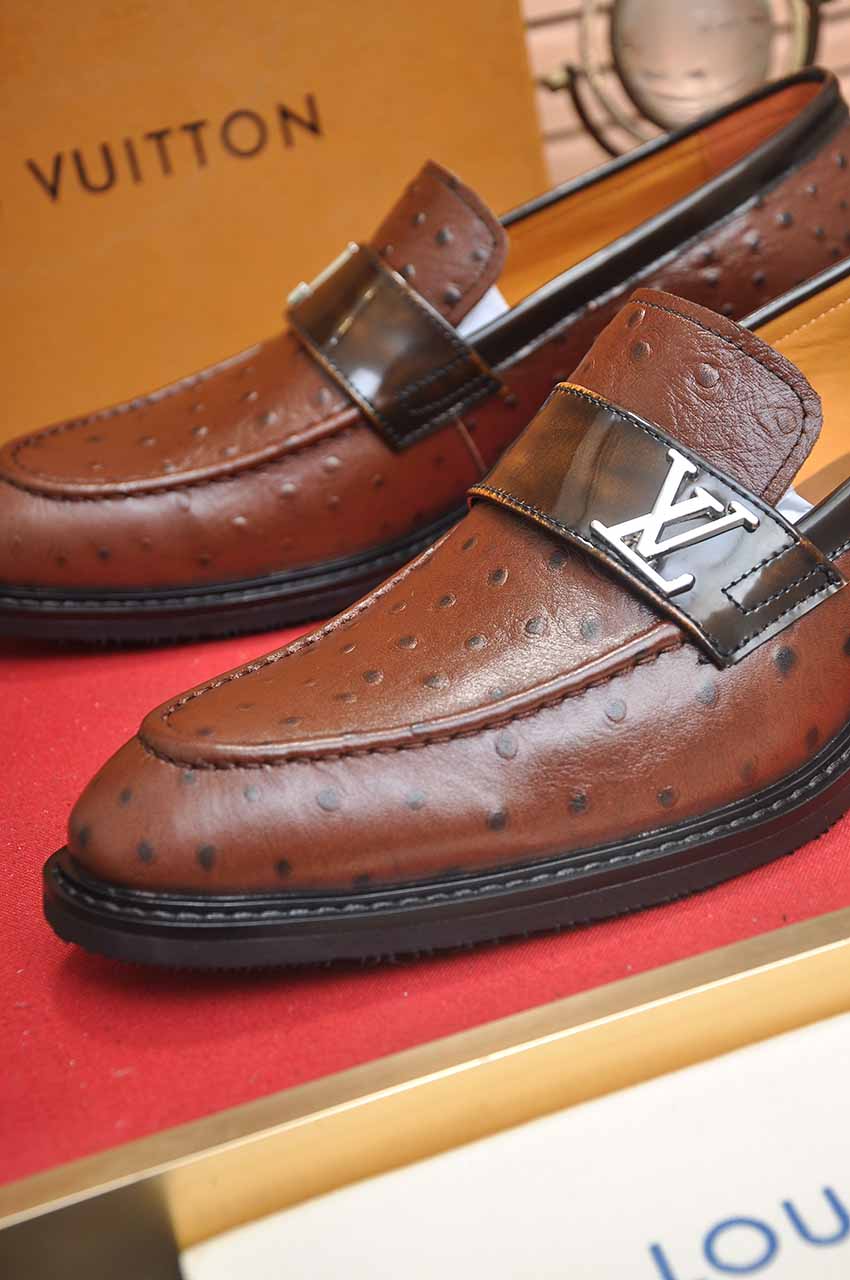 Louis Vuitton Leather Business Loafers, Italian Leather, Rubber Sole 9 i1744571483145 8312 0 7