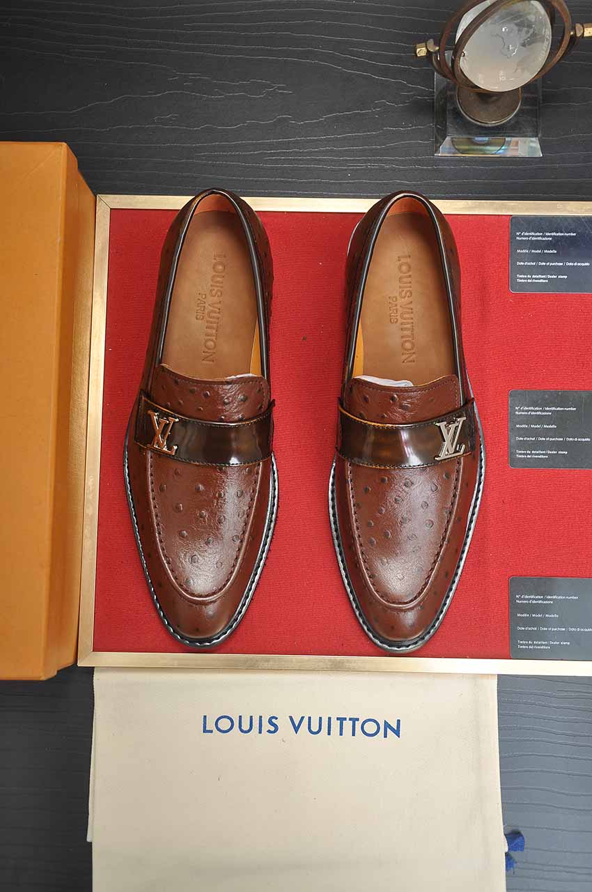 Louis Vuitton Leather Business Loafers, Italian Leather, Rubber Sole 2 i1744571483475 8622 0 0