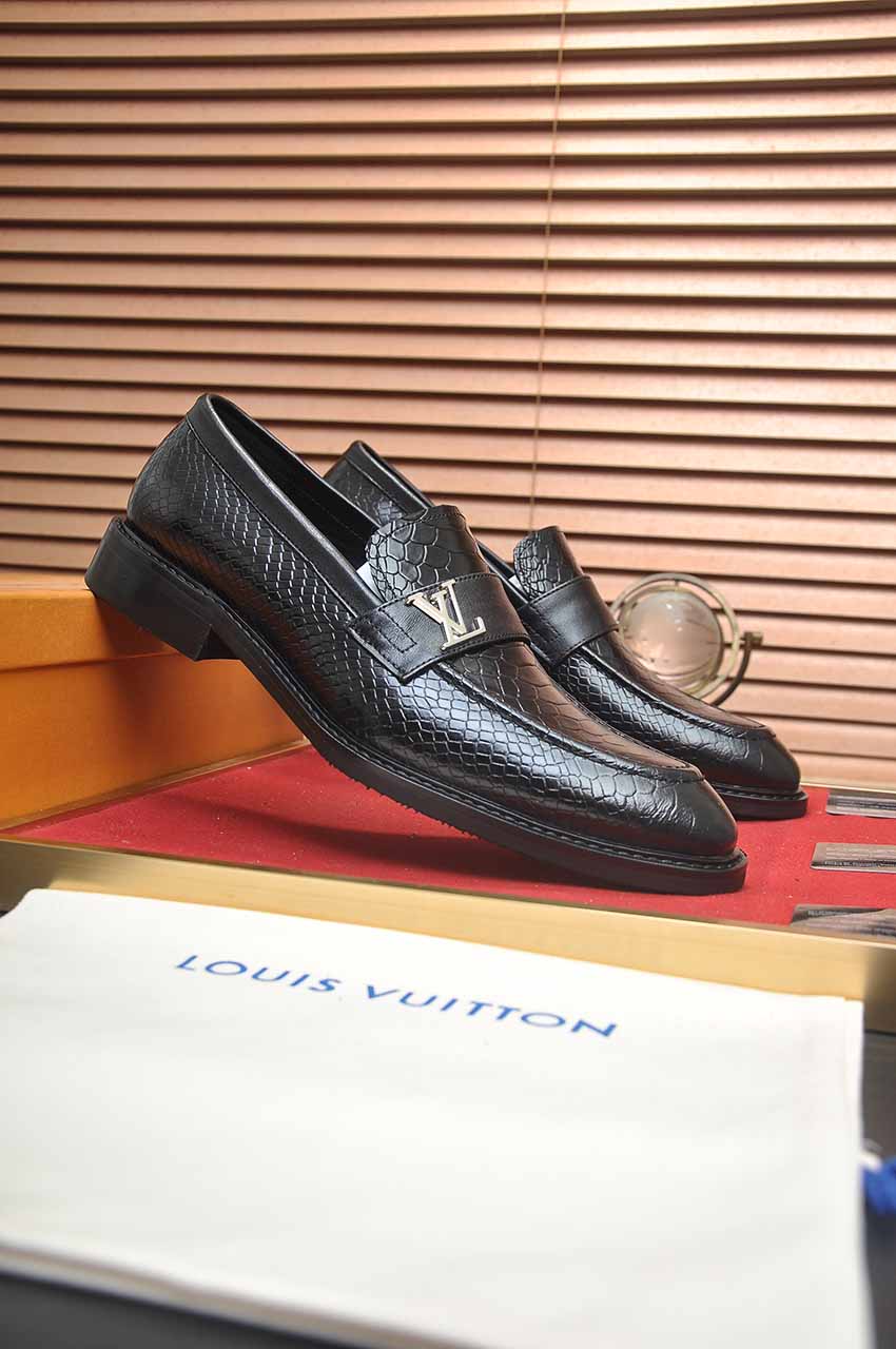 Louis Vuitton Leather Business Loafers, Italian Leather, Rubber Sole 3 i1744571511748 3488 0 1