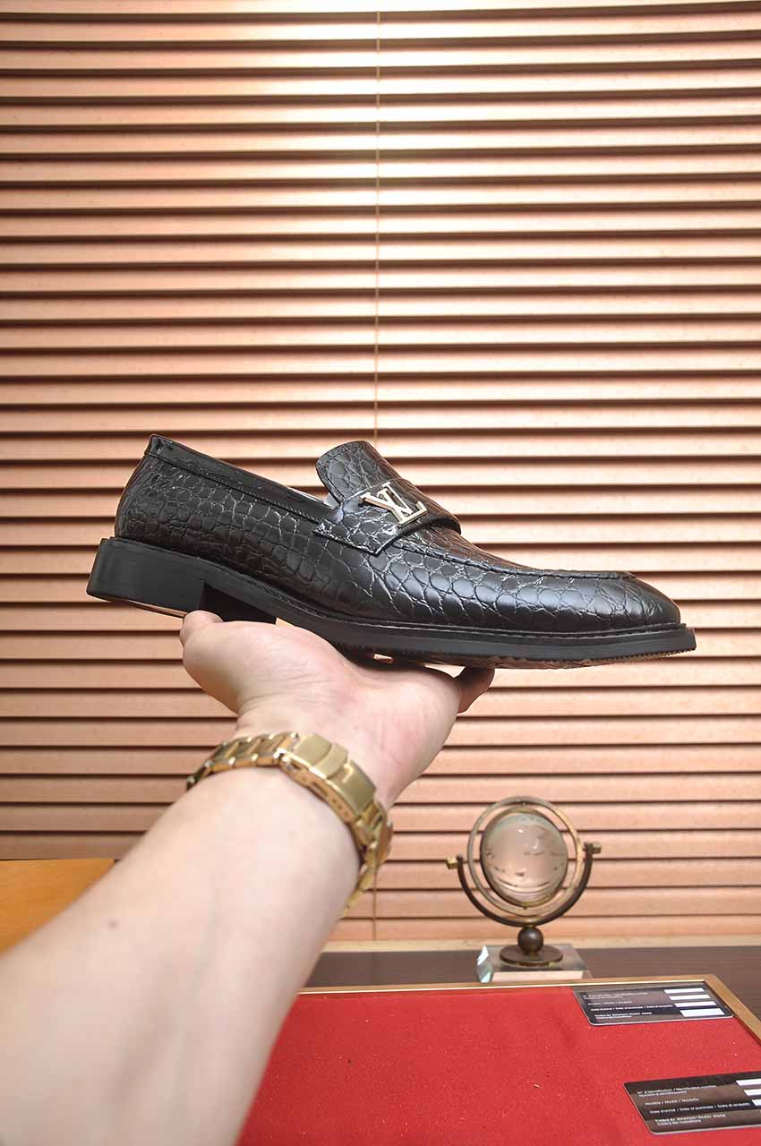 Louis Vuitton Leather Business Dress Shoes, Black, Size 38-45 5 i1744571525613 8063 0 3