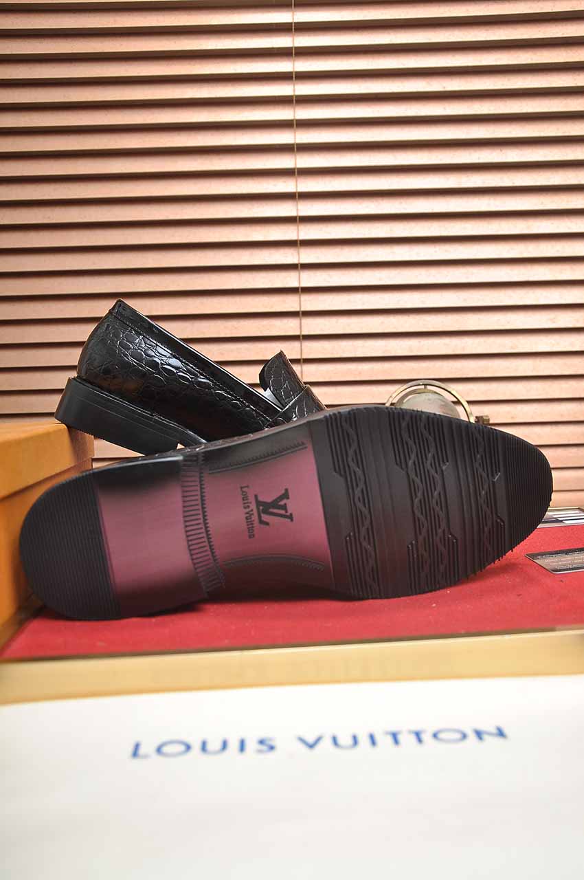 Louis Vuitton Leather Business Dress Shoes, Black, Size 38-45 8 i1744571526042 7700 0 6