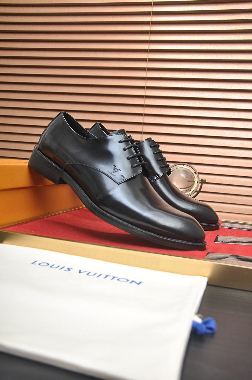 Louis Vuitton Leather Business Oxford Shoes, Italian Leather, Rubber Sole 3 i1744739148632 7309 0 1