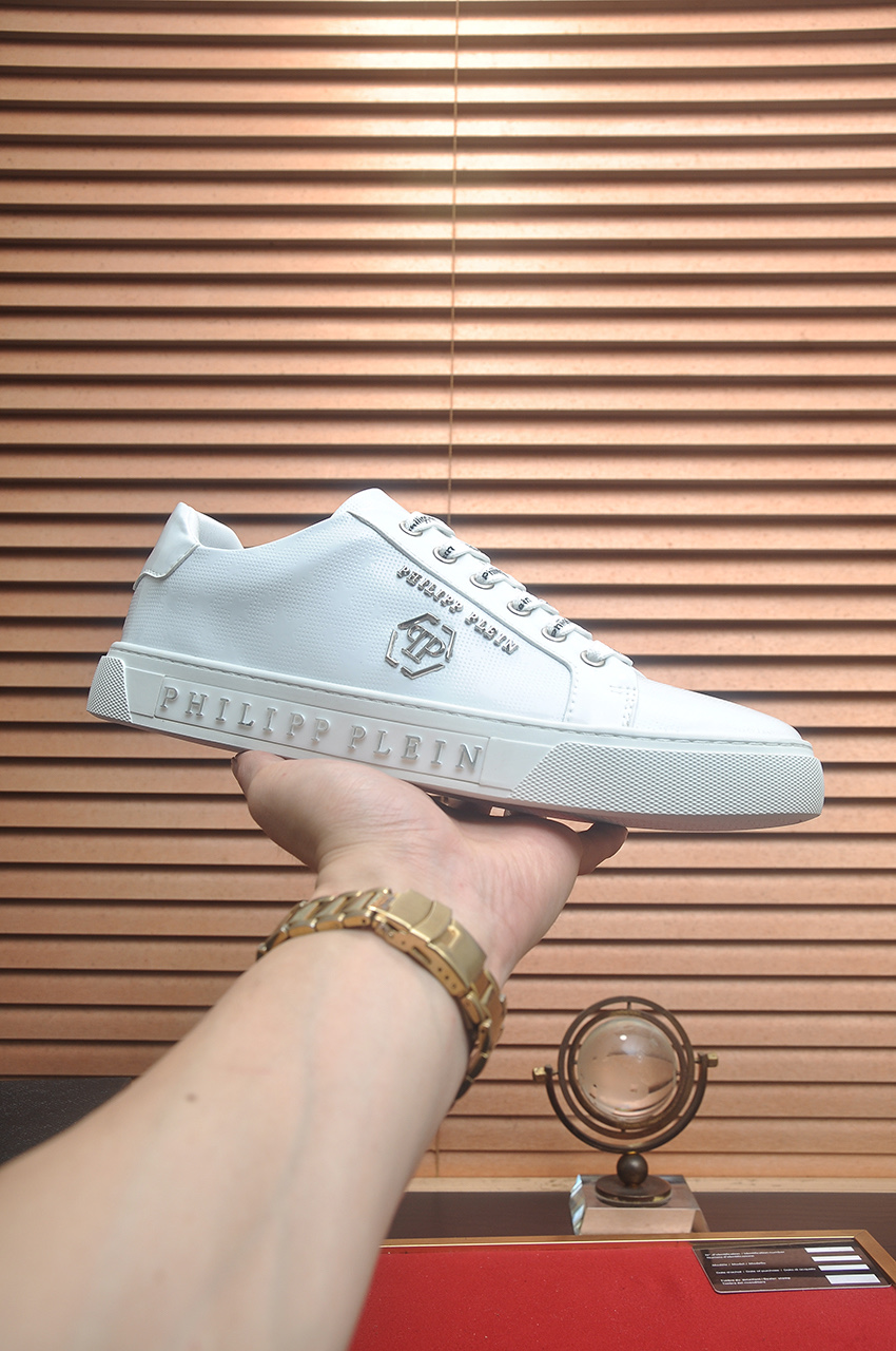 Philipp Plein White Leather Sneakers - Original Design, Fine Craftsmanship 5 i1744910226294 9580 0 3
