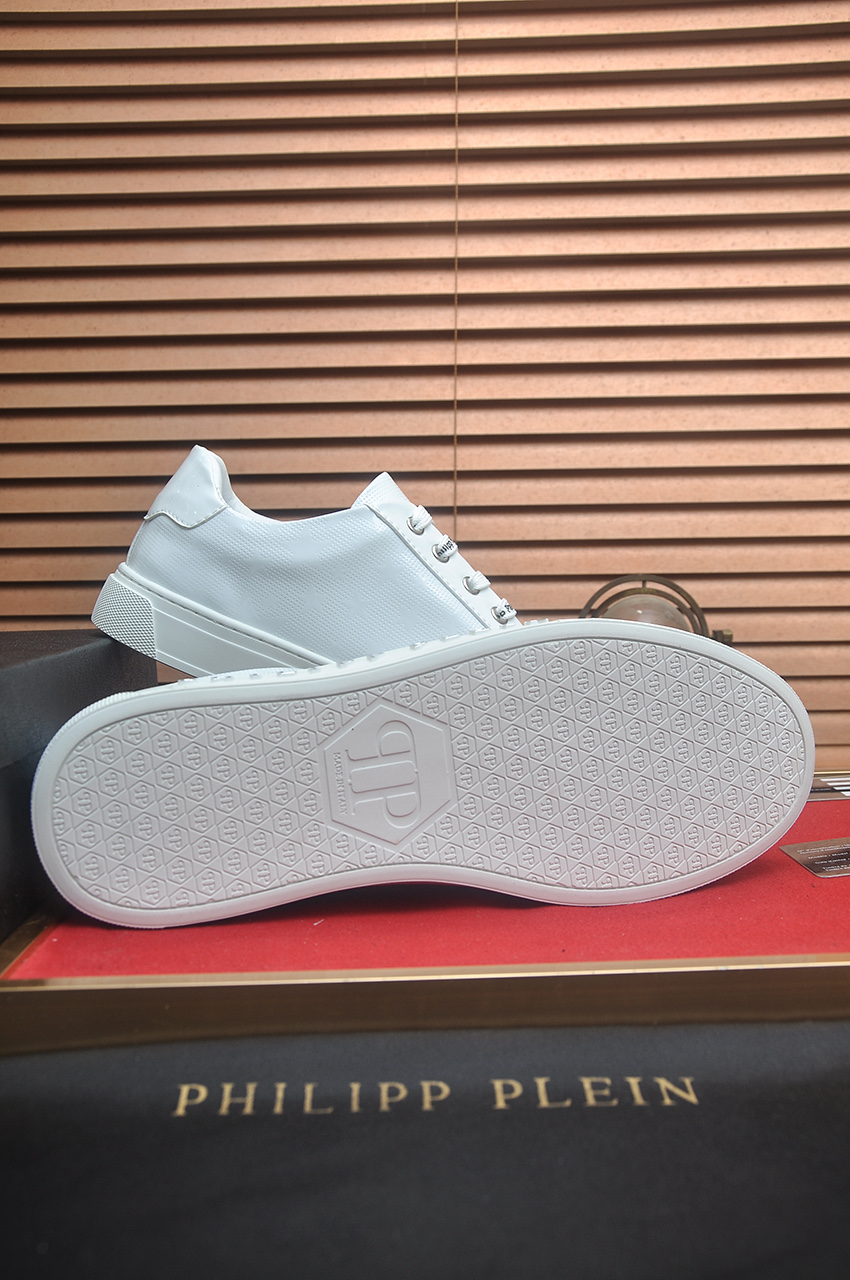 Philipp Plein White Leather Sneakers - Original Design, Fine Craftsmanship 8 i1744910226298 9264 0 6