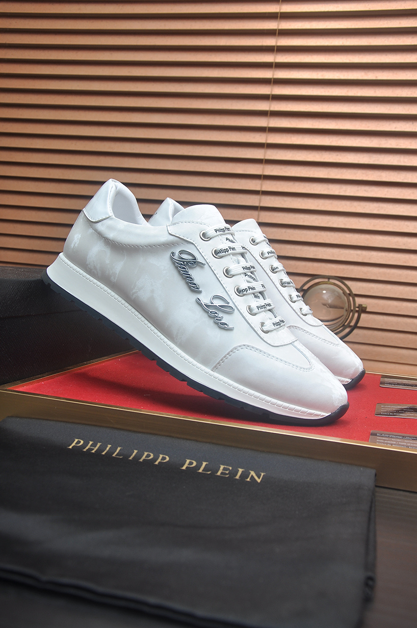 Philipp Plein White Leather Sneakers for Men, Fashionable and Comfortable 3 i1744910263717 8816 0 1