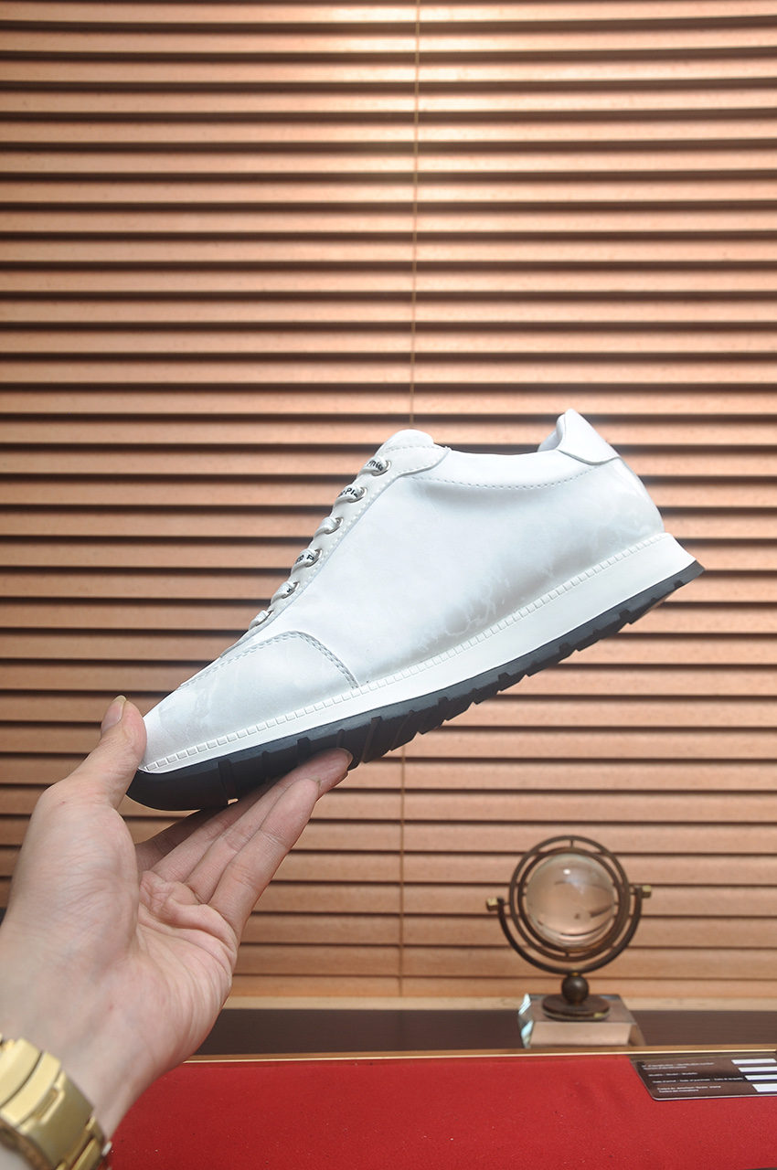 Philipp Plein White Leather Sneakers for Men, Fashionable and Comfortable 6 i1744910263725 2241 0 4
