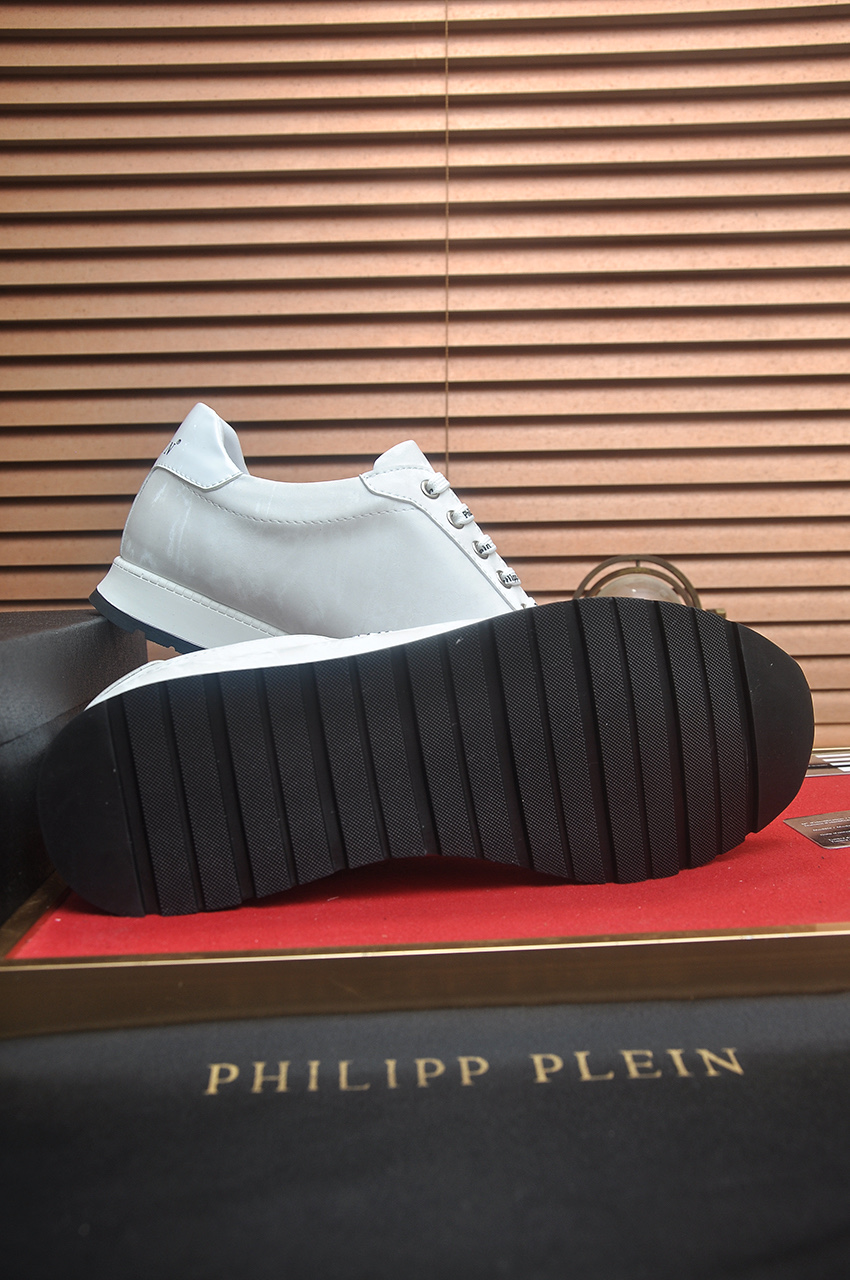Philipp Plein White Leather Sneakers for Men, Fashionable and Comfortable 8 i1744910264792 6376 0 6