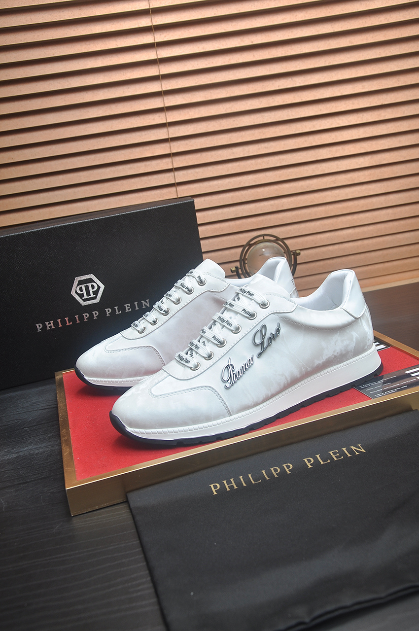 Philipp Plein White Leather Sneakers for Men, Fashionable and Comfortable 4 i1744910264796 8003 0 2
