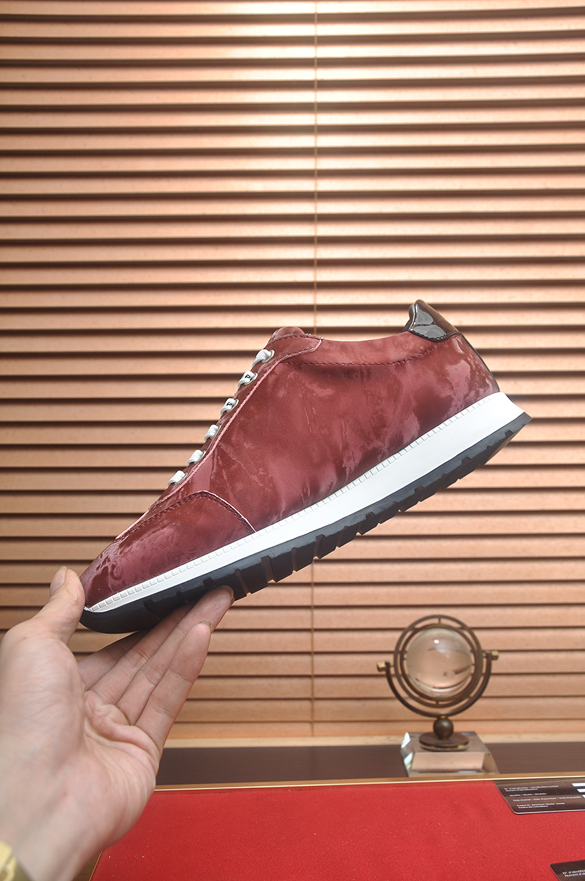 Philipp Plein Men's Burgundy Leather Flight Club Sneakers - Size 38-45 6 i1744910293764 7969 0 4