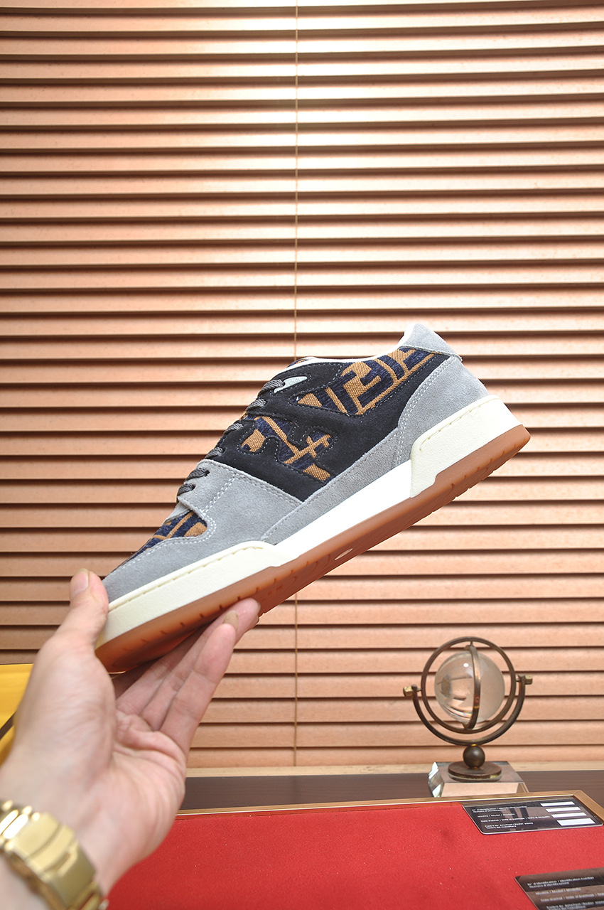 Fendi Match Sneakers - Designer Kim Jones, Silk Leather, Breathable 6 i1745516924287 7229 0 9