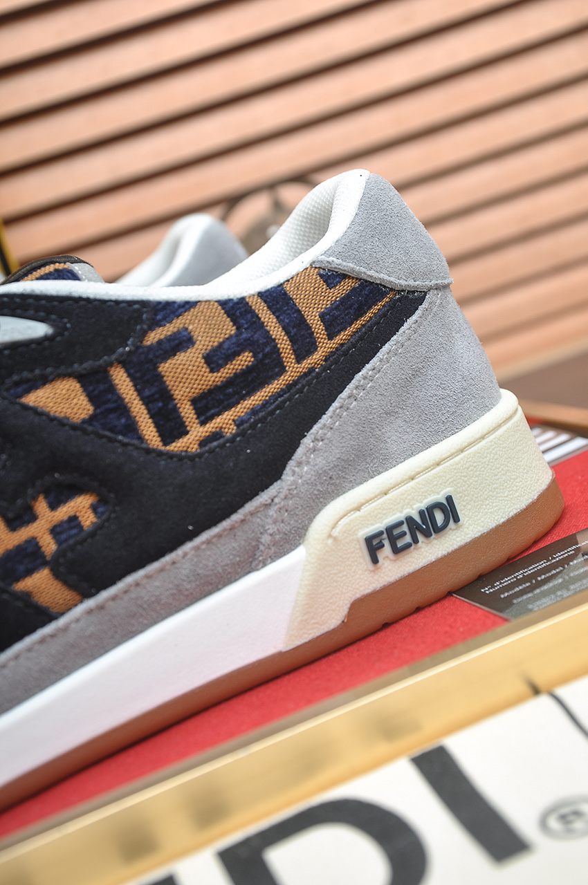 Fendi Match Sneakers - Designer Kim Jones, Silk Leather, Breathable 10 i1745516938455 3789 0 8