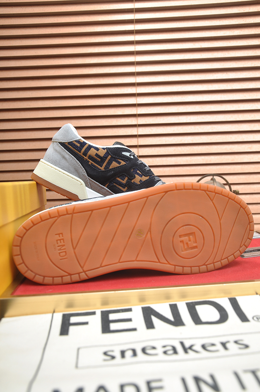 Fendi Match Sneakers - Designer Kim Jones, Silk Leather, Breathable 8 i1745516939032 7728 0 6