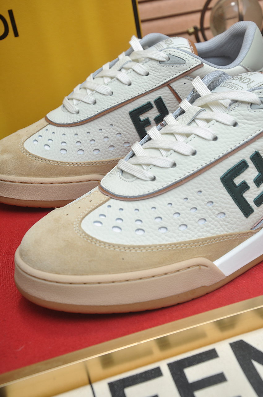 Fendi Match Sneakers - Designer Kim Jones, Couple Style in Leather 9 i1745516978622 9556 0 7
