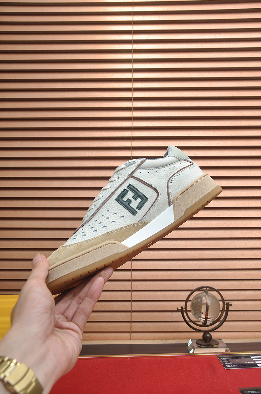 Fendi Match Sneakers - Designer Kim Jones, Couple Style in Leather 6 i1745516979201 9610 0 4
