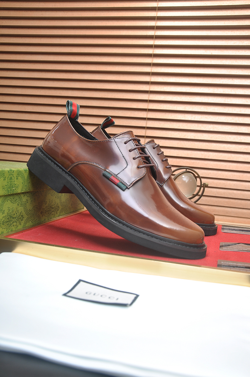 Gucci Men's Leather Dress Shoes, Italian Luxury, Brown, Sizes 38-44 3 i1746465259425 5347 0 1