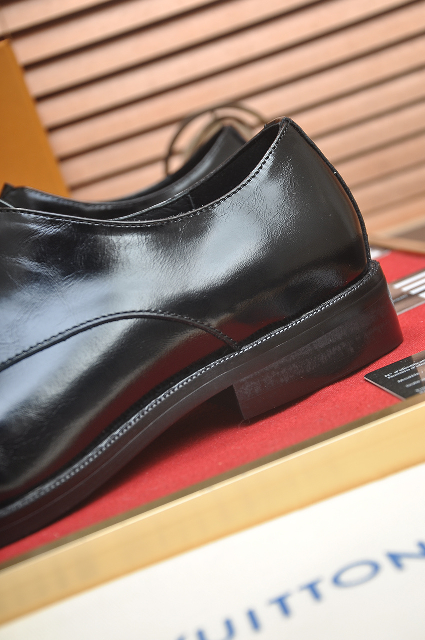 Louis Vuitton Leather Dress Shoes - Black, Italian Leather, Rubber Sole 10 i1746465336175 8341 0 8
