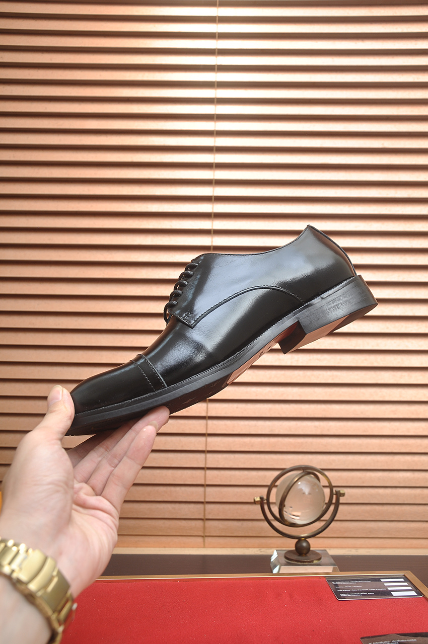 Louis Vuitton Leather Dress Shoes - Black, Italian Leather, Rubber Sole 6 i1746465336184 2809 0 4