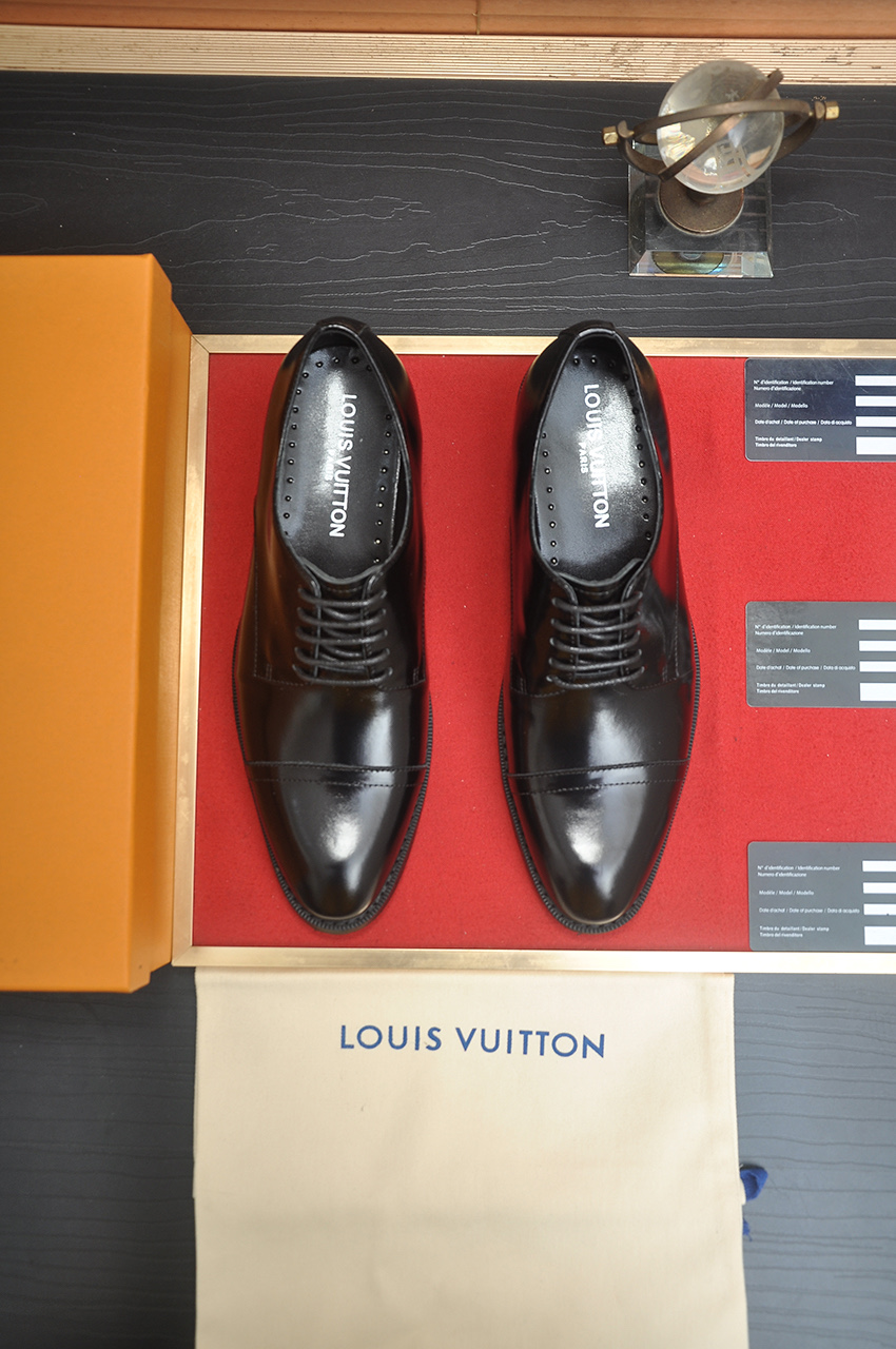 Louis Vuitton Leather Dress Shoes - Black, Italian Leather, Rubber Sole 2 i1746465336191 1171 0 0