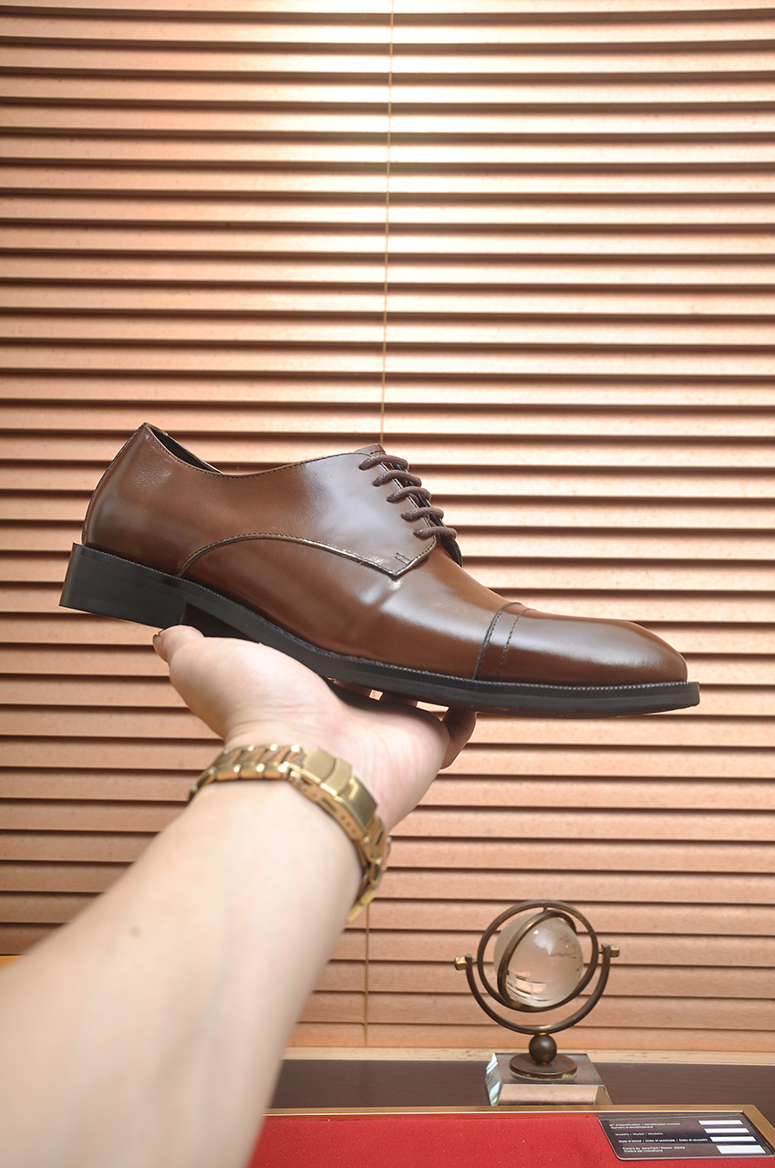 Louis Vuitton Leather Business Dress Shoes - Brown, Sizes 38-45 5 i1746465347944 9029 0 3