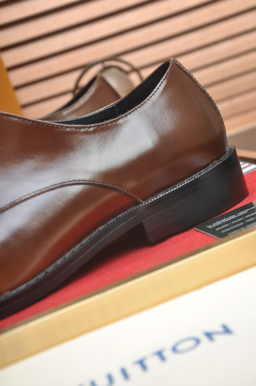 Louis Vuitton Leather Business Dress Shoes - Brown, Sizes 38-45 10 i1746465348473 13 0 8