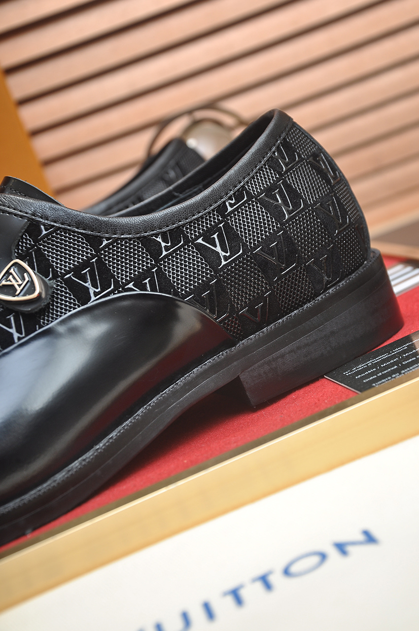 Louis Vuitton Men's Leather Dress Shoes - Black, Size 38-44 10 i1746465360698 240 0 8